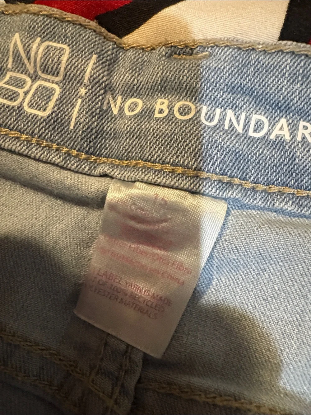 No Boundaries Light Blue Denim Shorts size 15 good condition women